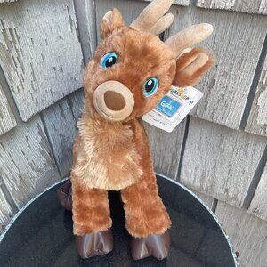 Glisten Merry Mission Christmas Reindeer Plush New with tags Santa Movie. 17" He